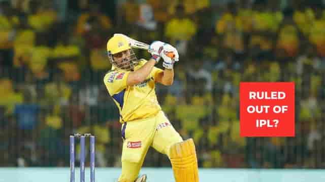 Image for MS Dhoni Injured: CSK Injury List Increases as Captain Injures Knee. IPL 2023.