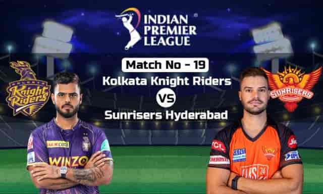 Image for IPL 2023: Kolkata Knight Riders vs Sunrisers Hyderabad| Match winner on 19th Match IPL 2023