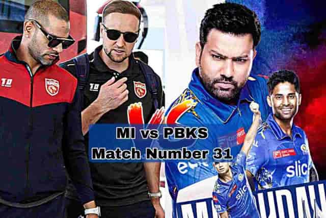 Image for IPL 2023, MI vs PBKS: Expected Playing 11, and Head-To-Head