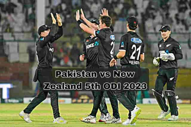 Image for PAK vs NZ 5th ODI Match Highlights: New Zealand won the final match | New Zealand tour of Pakistan