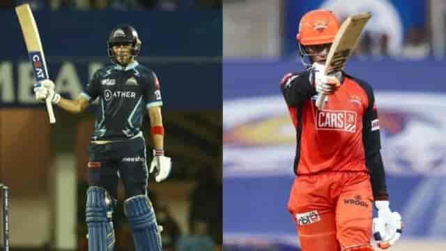 Image for GT Vs SRH Dream11 Prediction, Fantasy Team, Playing11, Pitch Report, Live Streaming Details Gujarat Titans vs Sunrisers Hyderabad