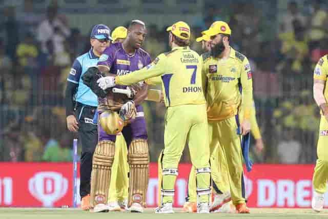 Image for IPL 2023: KKR Defeats CSK by six wickets on their home Ground