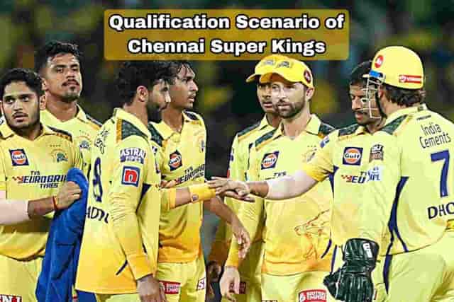 Image for IPL 2023 playoffs qualification scenario of Chennai Super Kings (CSK) | Will CSK finish in Top-2?