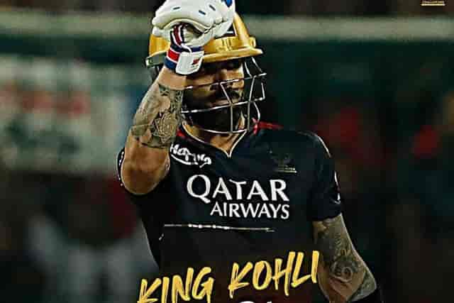 Image for RCB vs GT: Virat Kohli scored the second century of IPL 2023