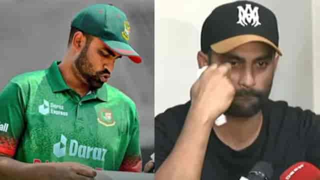 Image for Tamim Iqbal Retired from International Cricket! Tamim Left In Tears while Making Shocking Announcement.