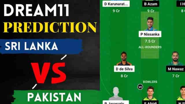 Image for SL vs PAK Dream11 Prediction 2nd Test 2023, Singhalese Sports Club Cricket Ground Pitch Report | Sri Lanka vs Pakistan Dream11 Team