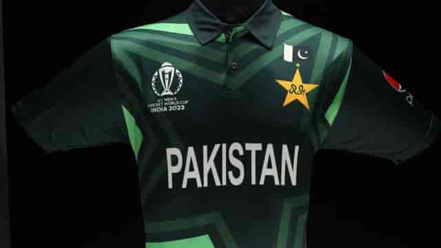 Image for World Cup 2023: Breaking!! Pakistan's Official Jersey for ICC Men's ODI World Cup 2023