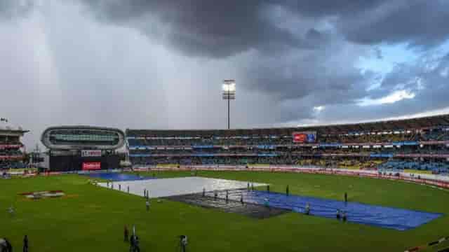 Image for IND vs AUS 3rd ODI Weather Forecast And Pitch Report Of Saurashtra Cricket Association Stadium | India vs Australia 3rd ODI