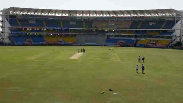 Image for IND vs AUS 3rd ODI: Saurashtra Cricket Association Stadium Rajkot Pitch Report (Batting or Bowling) | India vs Australia ODI Stats &amp; Records, Rajkot Weather Forecast