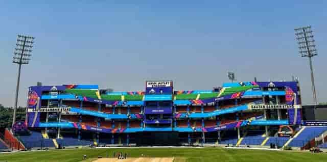 Image for IND vs AFG Weather Forecast And Pitch Report Of?Arun Jaitley Stadium,?Delhi | India vs Afghanistan ICC World Cup 2023