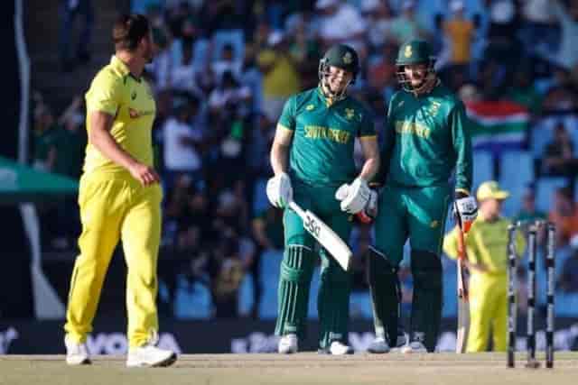 Image for AUS vs SA World Cup 2023: Cameron Green OUT, Stoinis IN, Australia Playing 11 vs South Africa playing 11 | Australia vs South Africa