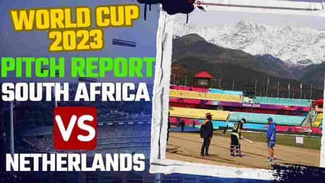 Image for SA vs NED, HPCA Stadium Dharamsala Pitch Report (Batting or Bowling) | South Africa vs Netherlands ODI Records &amp; Stats, Weather Forecast