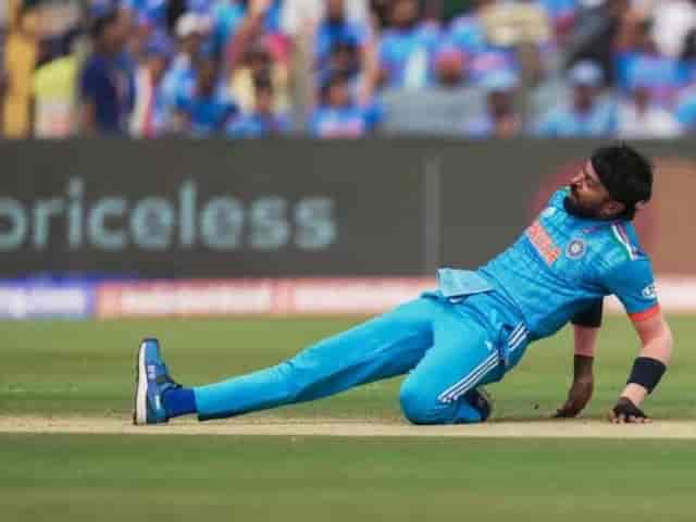 Image for IND vs ENG: Hardik Pandya likely to miss 3 games of World Cup 2023; Nature of injury revealed