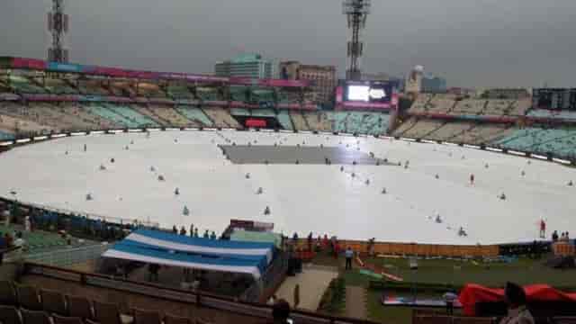 Image for IND vs SA Rain Prediction, Weather Forecast of Kolkata, and Pitch Report. Will Rain Interrupt India vs South Africa ICC World Cup 2023?