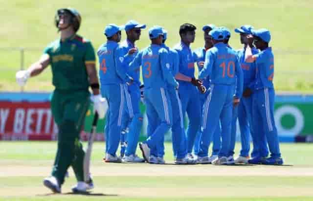 Image for India U19 Into The FINAL of ICC U19 World Cup 2024; Became First Team to Qualify