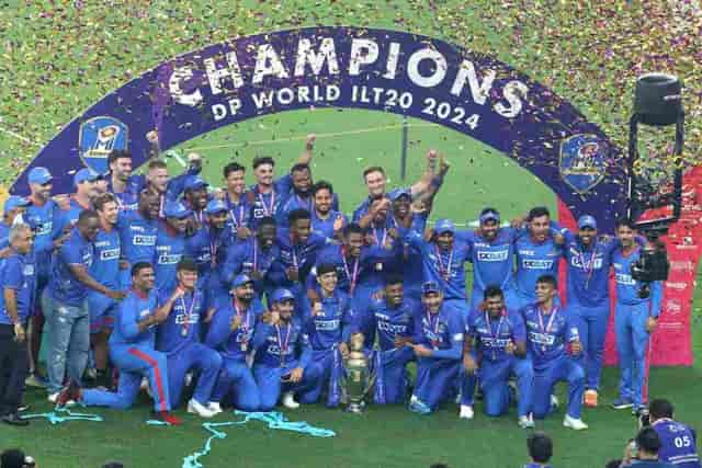 Image for ILT20 2024: MI Emirates Won Their Maiden Title After Defeating Dubai Capitals in the Finals