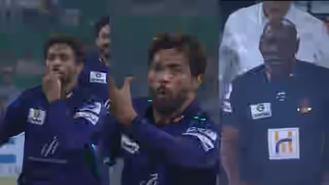 Image for Watch: Mohammad Amir comes up with extra aggressive celebration after removing Babar Azam in PSL 2025