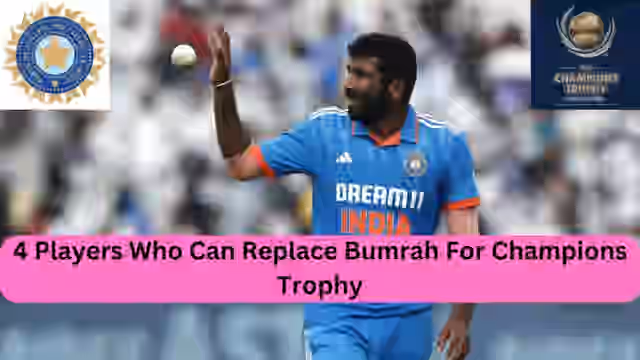 Image for 4 players who can replace the injured Jasprit Bumrah in India's Champions Trophy team, Feat: Mohammed Siraj