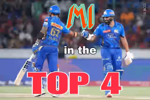 Image for Mumbai Indians Enter TOP 4! Check Latest Updated IPL Points Table 2025 After MI vs SRH, 41st Match