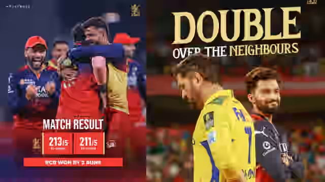 Image for RCB vs CSK: CSK lost the match which they had won, 17 year old Ayush Mhatre's hard work went waste; RCB's thrilling win by 2 runs