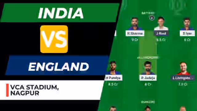 Image for Dream11 Team IND vs ENG 1st ODI, Dream11 Tips, Best Grand League team prediction and More