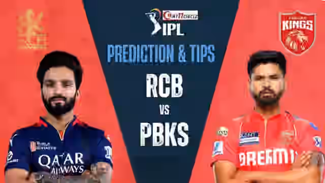 Image for IPL 2025 RCB vs PBKS Match Prediction: Who will win today’s match?