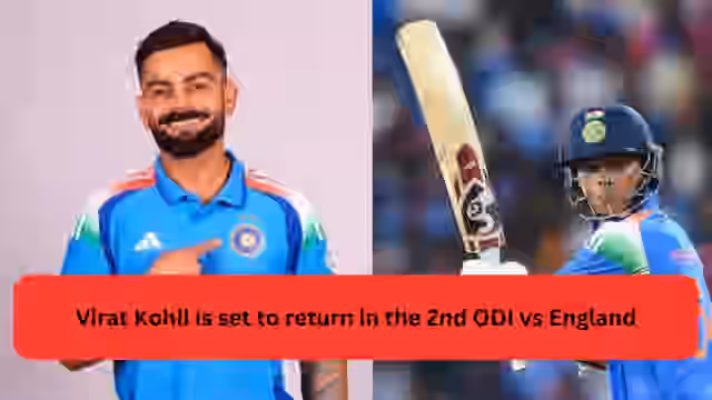 Image for If Virat returns to playing 11 in the 2nd ODI versus England, whose place will he take in the team?