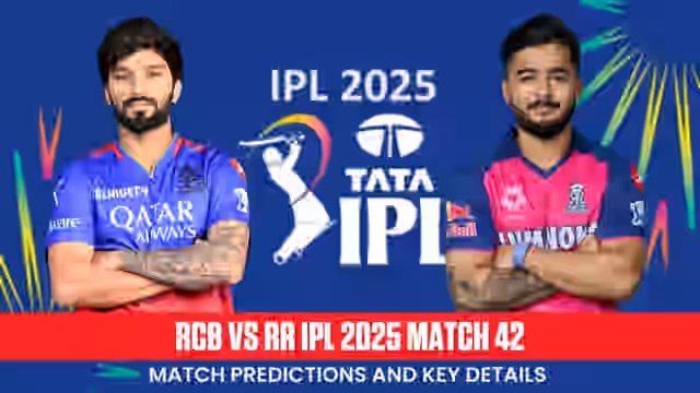 Image for IPL 2025 RCB vs RR Match Prediction: Who will win today’s match? RCB look to break Chinnaswamy jinx with out-of-form Rajasthan Royals