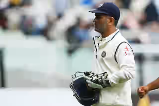 Image for On this day in 2014, the legendary MS Dhoni played his final test and retired from the longest format of the game