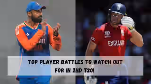 Image for 3 Player Battles to Watch out for in the second IND vs ENG T20 at the MA Chidambaram Stadium