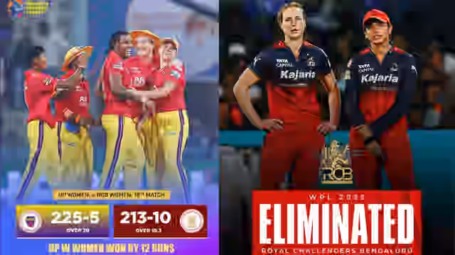 Image for UPW vs RCB: Defending champion RCB's journey ended with fifth consecutive defeat, Mumbai Indians reached the playoffs