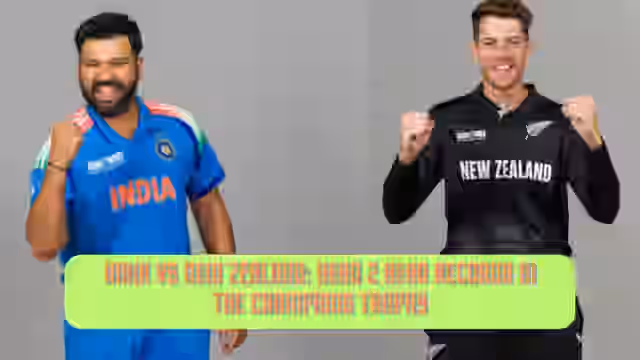 Image for India vs New Zealand: Head 2 Head records in the Champions Trophy, Indian fans will not be happy after seeing the stats