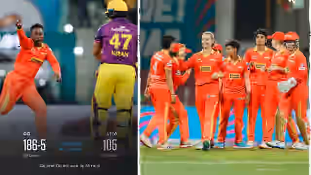 Image for Gujarat vs UP WPL 2025:  Beth Mooney & Deandra Dottin shine as the Gujarat Giants claim playoff spot by defeating the UP Warriorz
