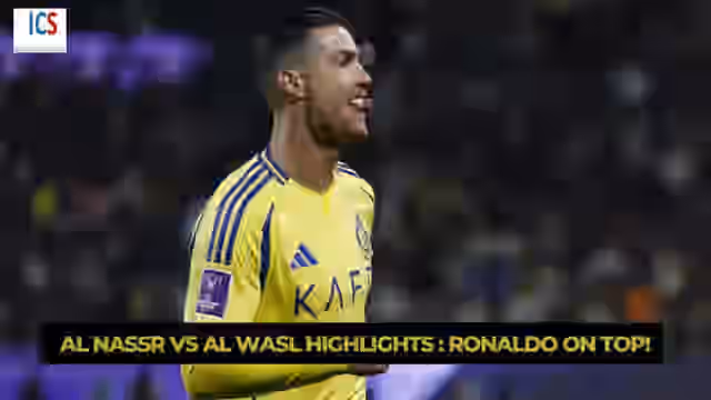 Image for Al Nassr vs Al Wasl Highlights : Ronaldo Shines as Al Nassr Crushes Al Wasl 4-0