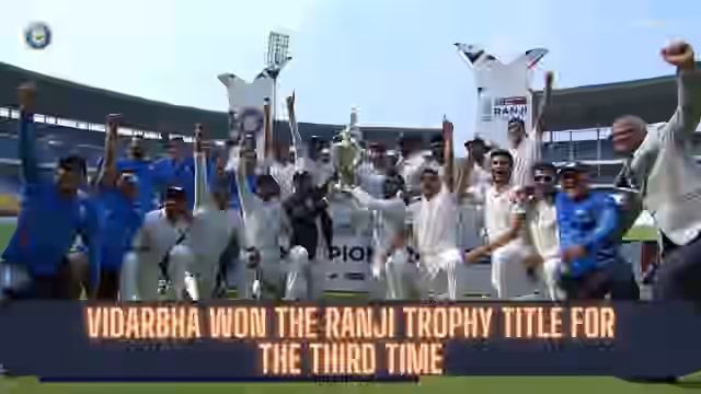 Image for Ranji Trophy Final: Vidarbha win Ranji Trophy for the third time after draw vs Kerala, Karun Nair & Danish Malewar were the heroes