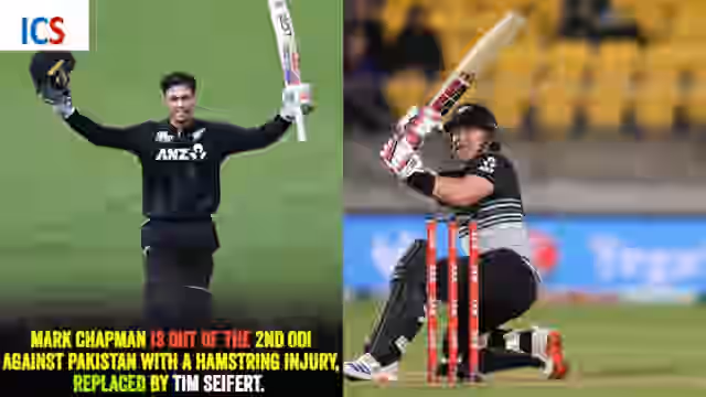 Image for PAK vs NZ: Huge blow for New Zealand as Mark Chapman gets ruled out of the 2nd ODI versus Pakistan, replacement named