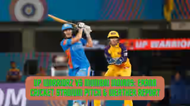 Image for UP vs Mumbai WPL: Pitch Report & Weather Report of the Ekana International Cricket Stadium, Lucknow