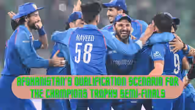 Image for Champions Trophy 2025: How can Afghanistan advance to the semi finals | Qualification Scenario