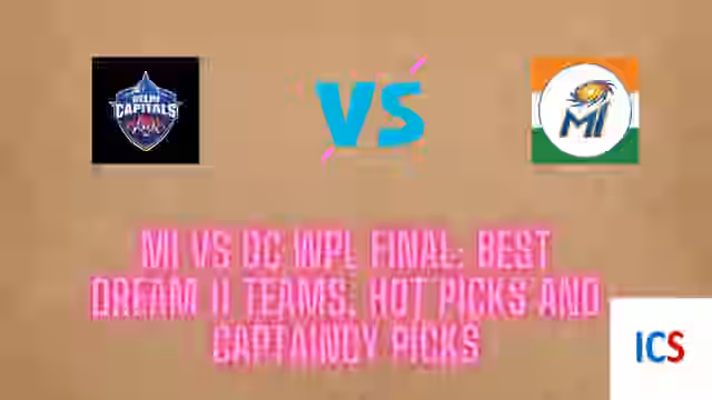 Image for MI vs DC WPL Final: Dream 11 prediction, best player picks and captaincy choices