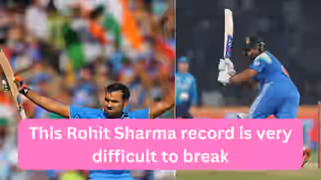 Image for Not 264 runs, this record of Indian Captain Rohit Sharma is very difficult to break in International Cricket