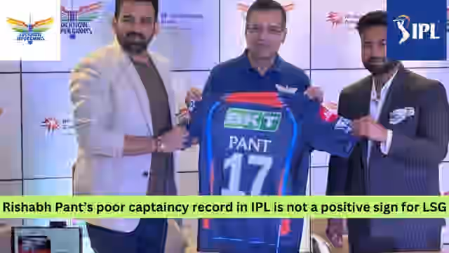 Image for Rishabh Pant's poor record as a captain suggests LSG might have a hard time winning the IPL