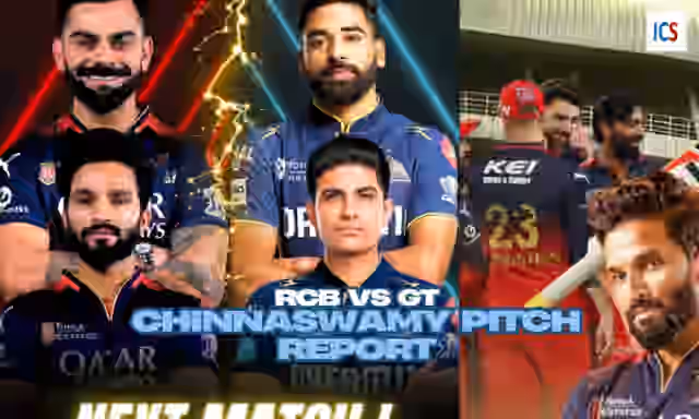 Image for IPL 2025 RCB vs GT match: M Chinnaswamy Stadium, Bengaluru Pitch Report and Stats