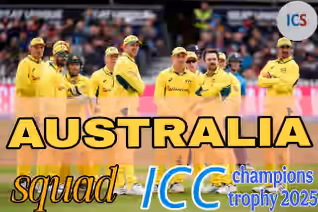 Image for Australia Squad For Champions Trophy Announced! Cummins to Lead the Preliminary 15-Men Squad