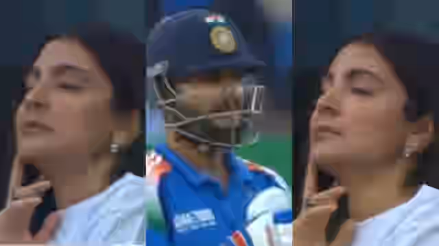 Image for Watch: Virat Kohli's batting makes wife Anushka Sharma sleep during ICC Champions Trophy 2025 semi-final