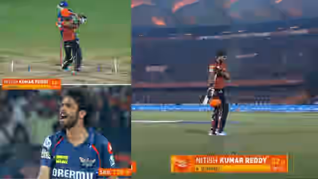 Image for Watch: Nitish Kumar Reddy of SRH throws his helmet in anger after Ravi Bishnoi dismisses him