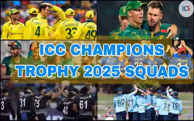 Image for Complete List of All Squads Announced Till Now For ICC Champions Trophy 2025