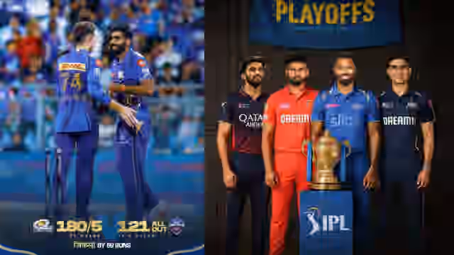 Image for IPL 2025: Mumbai Indians qualify for the Playoffs as they secure a dominant win over Delhi Capitals
