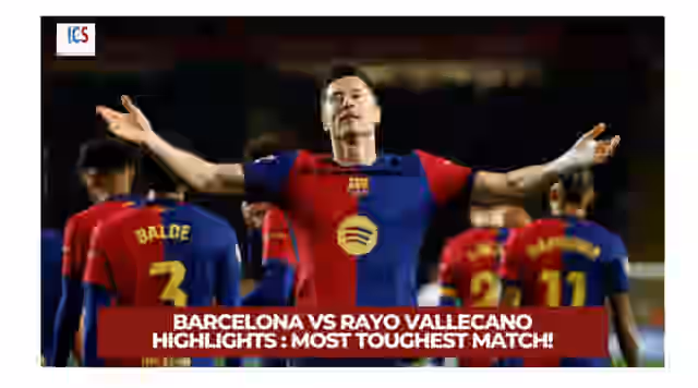 Image for Barcelona vs Rayo Vallecano Highlights: Lewandowski’s Penalty Sends Barcelona To The Top Of The League