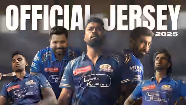 Image for 'Chala bhetu!, Wankhede la!': Mumbai Indians unveil their IPL 2025 jersey with an emotional message from captain Hardik Pandya
