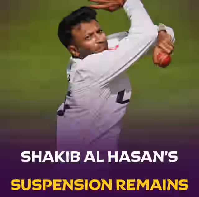 Image for Shakib Al Hasan's bowling ban set to continue after failing in reassessment test, setback for Bangladesh